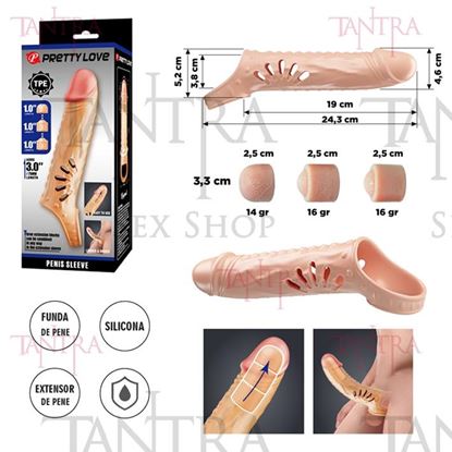 Extensor Premium Realista con 3 Tips Extensibles